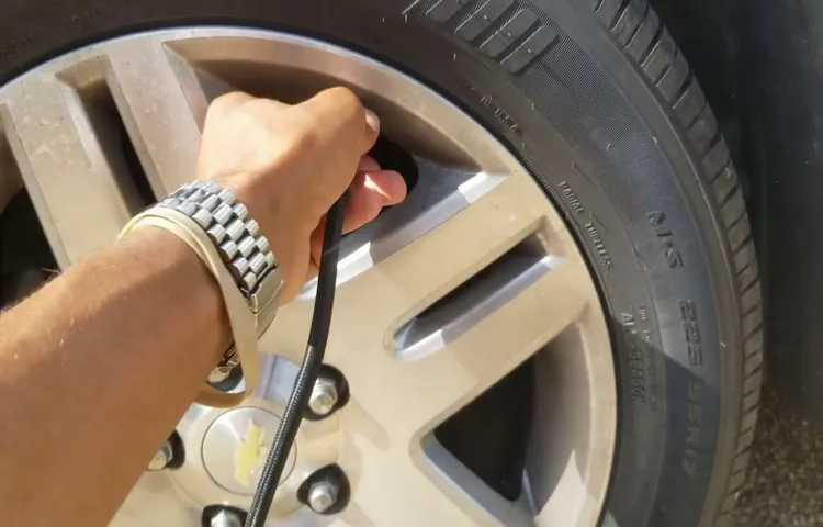 how to put air in a flat tire