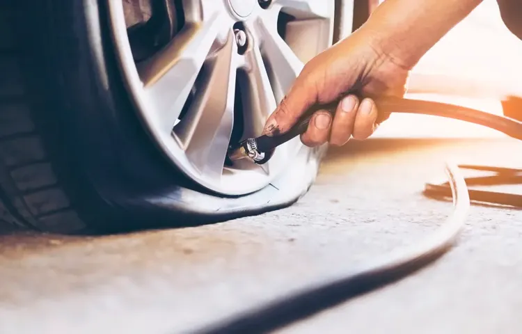 how to put air in tire at sheetz