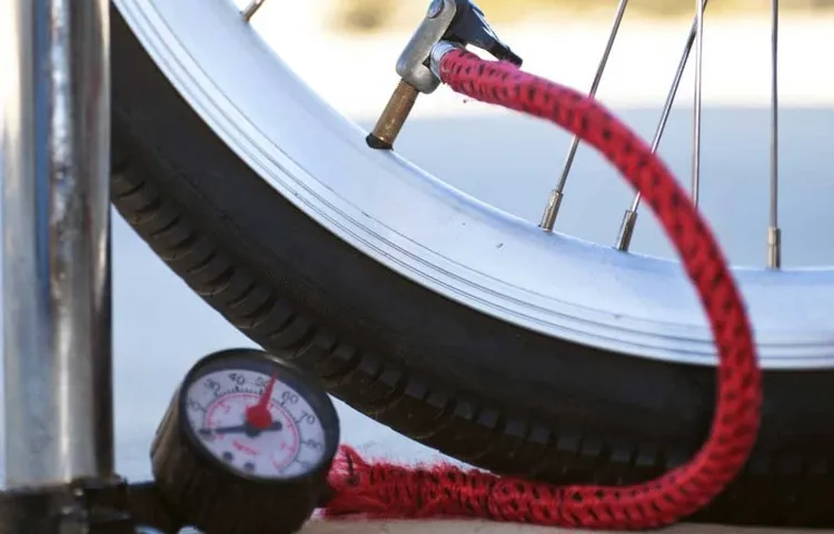 how to release air from bike tire