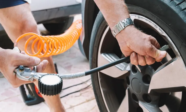how to release air from car tire