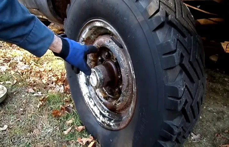 how to remove a rusted on tire rim