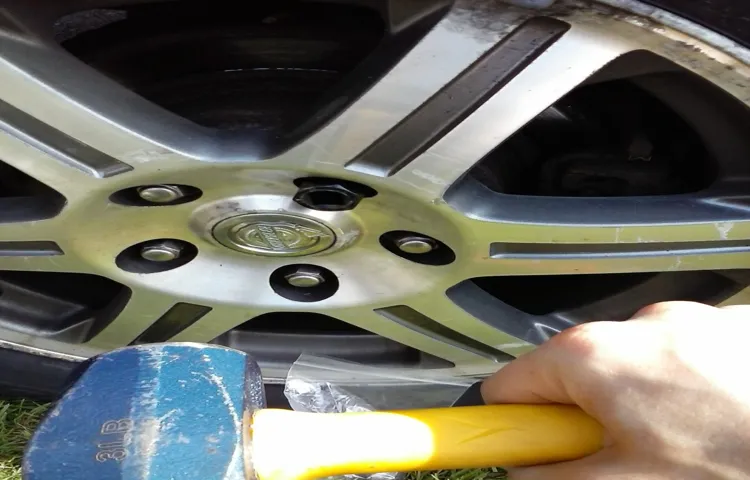 how to remove a stripped lug nut from a tire