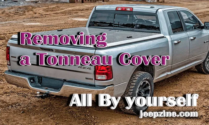 how to remove a tonneau cover from h2sut