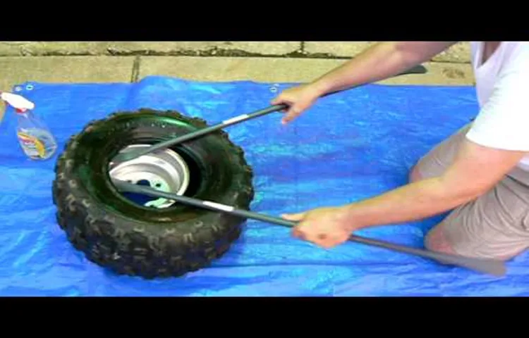 how to remove atv tire from rim