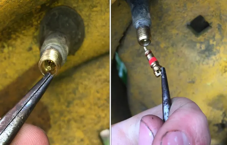 how to remove bike tire valve stem without tool