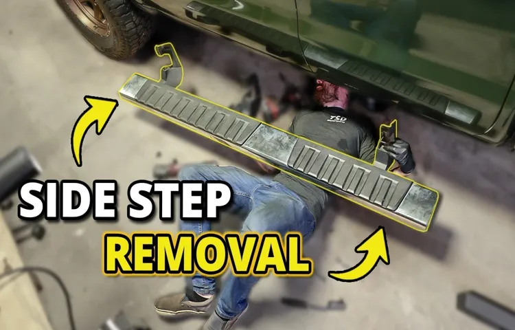 how to remove gmc sierra running board