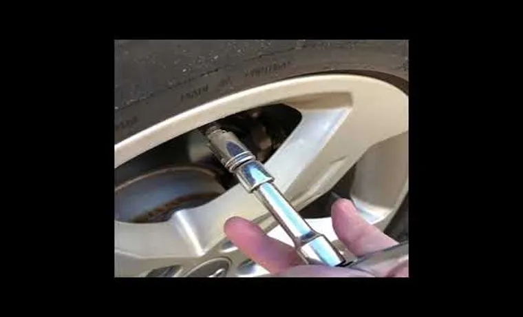 how to remove metal tire valve caps