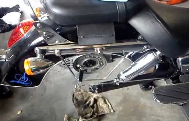 how to remove rear motorcycle tire shaft drive