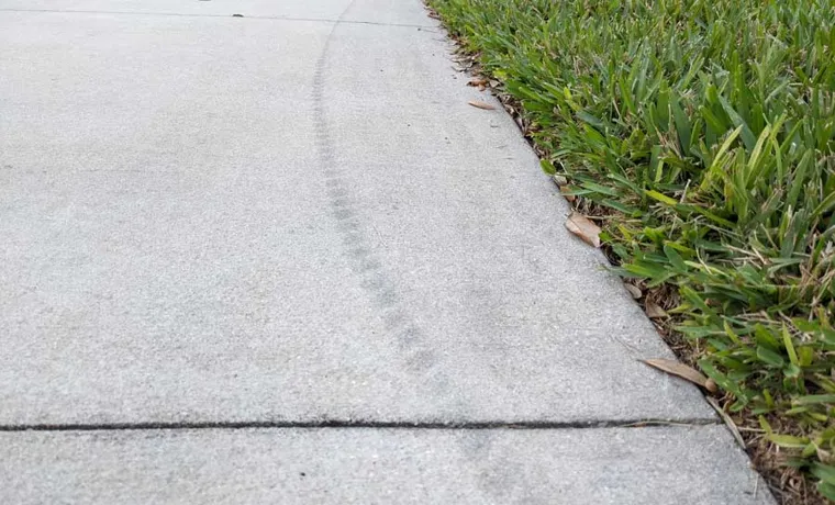 how to remove rubber tire marks from concrete
