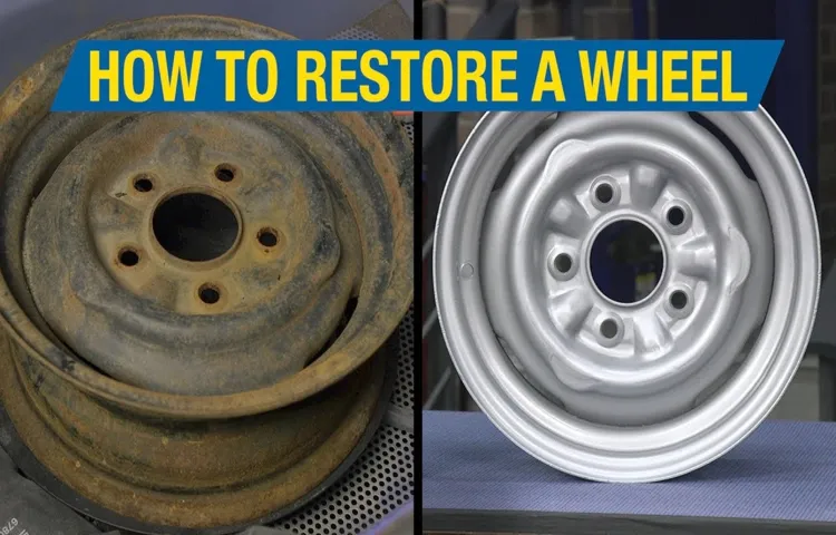 how to remove rust from tire rims