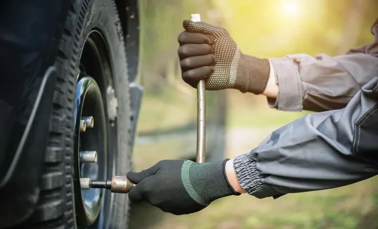 how to remove stuck tire