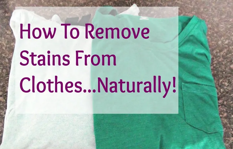 How to Remove Tire Marks from Clothes: A Comprehensive Guide for Stain Removal