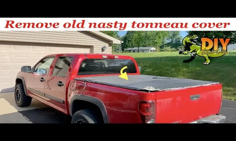 how to remove truck tri fold tonneau cover