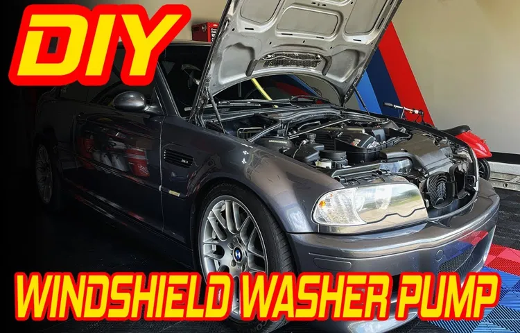 how to repair 2013 f30 bmw 328i windshield washer pump