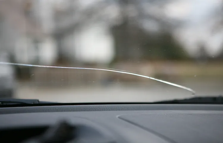 how to repair a crack in a car windshield