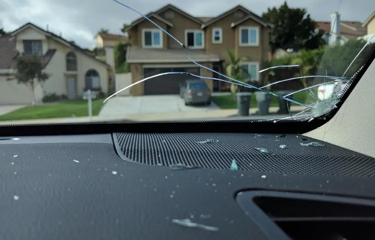 how to repair a cracked windshield with bug spray