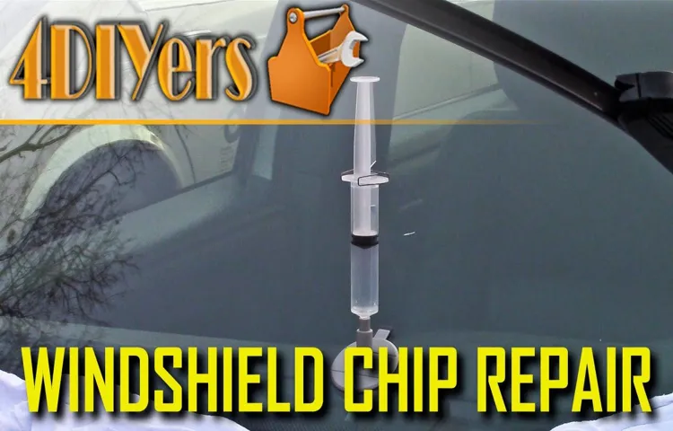 how to repair a rock chip in your windshield