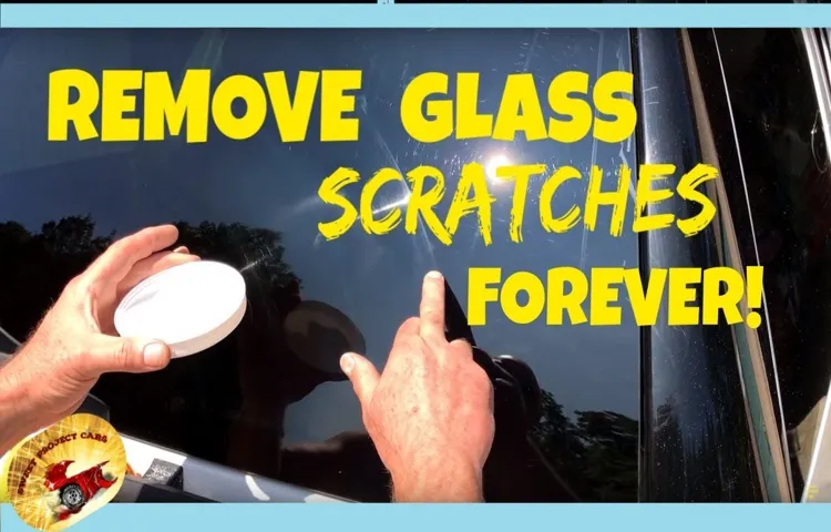 how to repair a scratched windshield