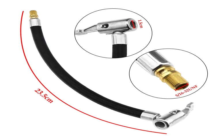 how to repair tire inflator hose