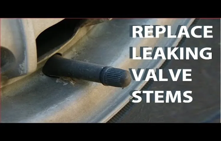 how to replace valve stem on car tire