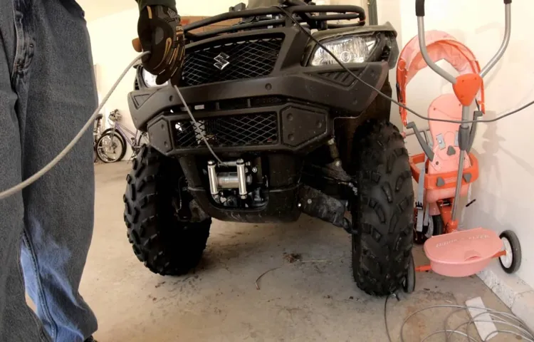 how to replace winch cable warn atv