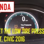 How to Reset Honda Civic Tire Pressure Light: Step-by-Step Guide