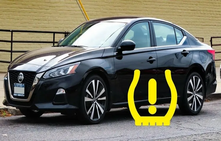 how to reset tire pressure light nissan altima