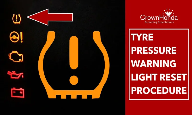 how to reset tire pressure light on honda civic 2014