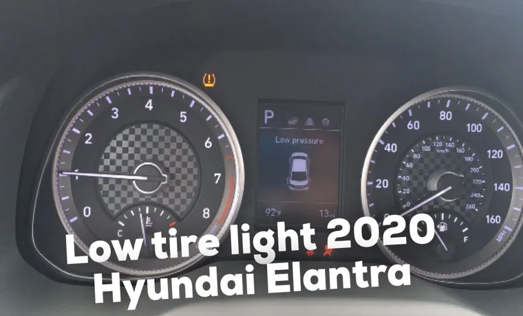 how to reset tire pressure light on hyundai elantra