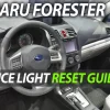 How to Reset Tire Pressure Light on Subaru Forester: A Step-by-Step Guide