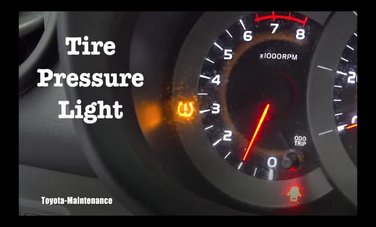 How to Reset Tire Pressure Light Toyota Camry: Step-by-Step Guide