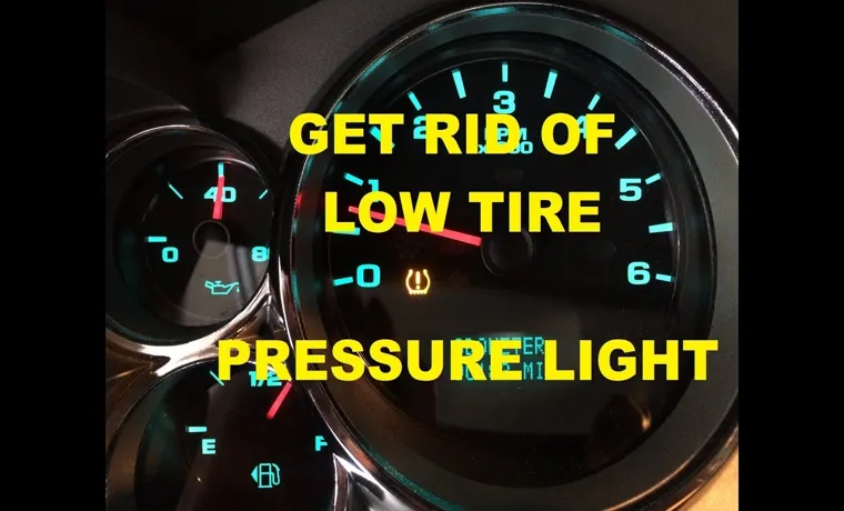 how to reset tire pressure sensor chevy silverado