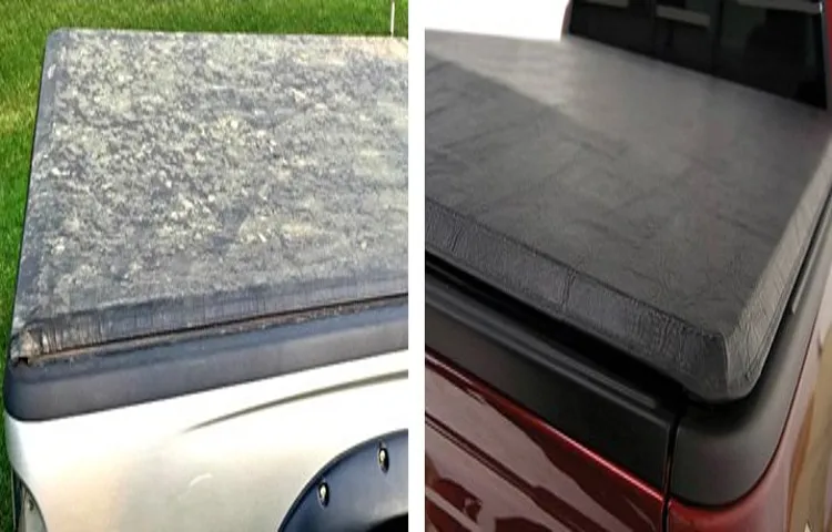 how to restore vinyl tonneau cover