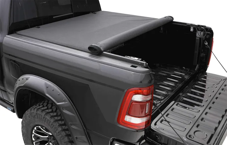 how to roll up tonneau cover