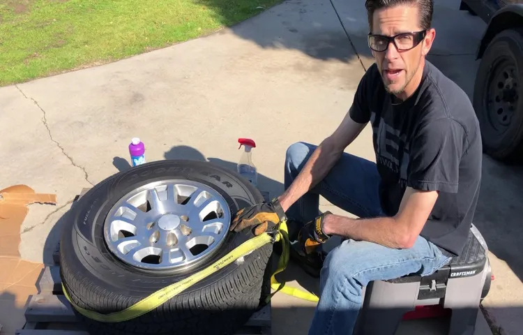 how to seat a tire bead with wd40