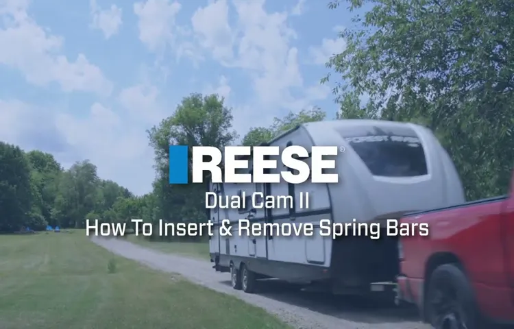 how to set up a reese equalizer hitch