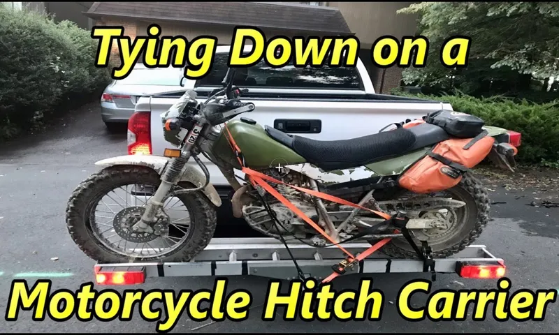 How to Strap Dirt Bike to Hitch Carrier: Step-by-Step Guide