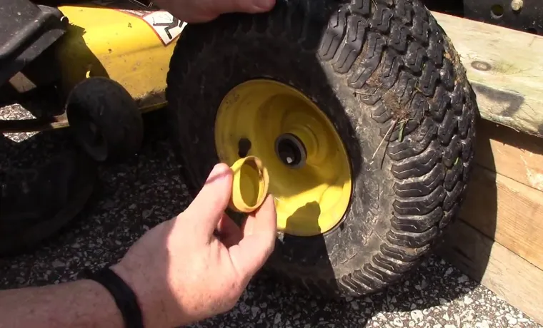 How to Take Off a Lawn Mower Tire: A Beginner’s Guide to Removing Tires Effortlessly