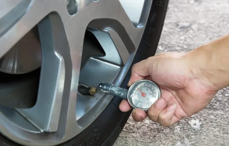 how to tell if a tire is flat or just needs air