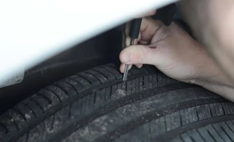 how to tell if someone put a nail in your tire