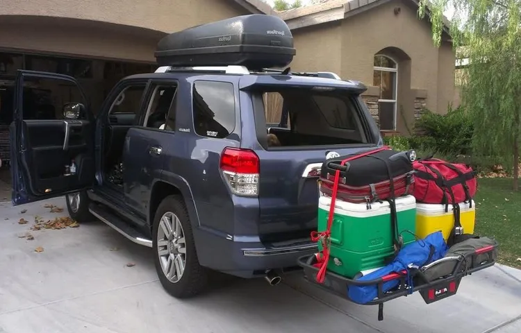 how to use a hitch cargo carrier