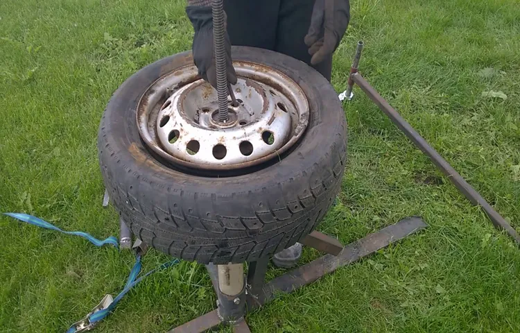 how to use a tire changer