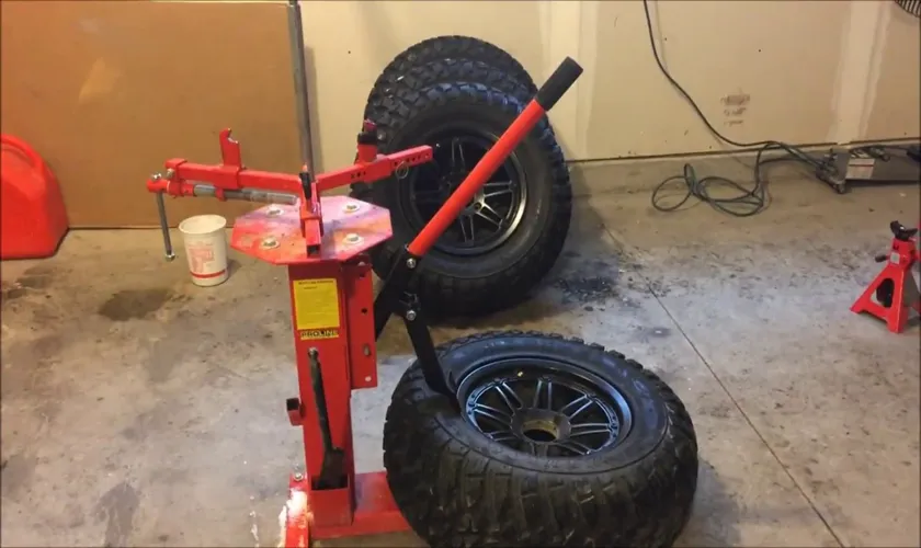 how to use a tire machine