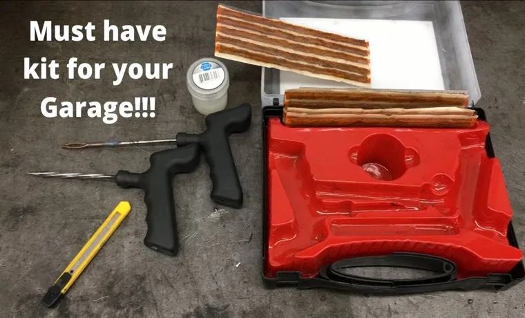 how to use a tire repair kit