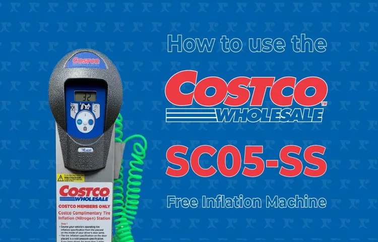 how to use costco tire inflation