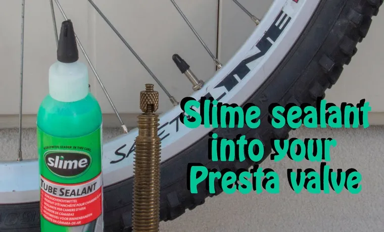 how to use slime bike tire sealant