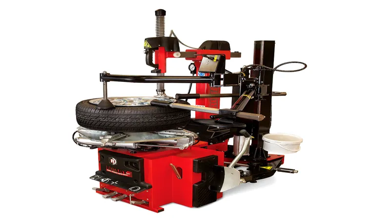 how to use tire changer