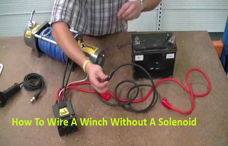 how to use winch on atv without battery