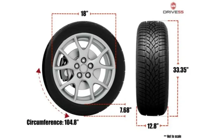 how wide is a 325 tire