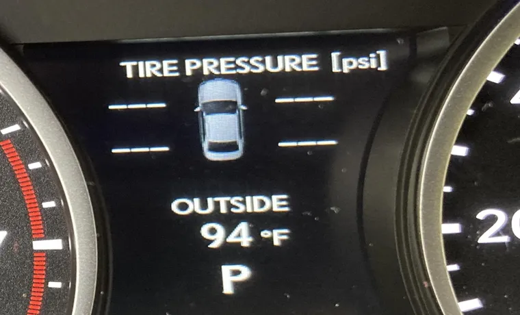 lexus tire pressure display which tire